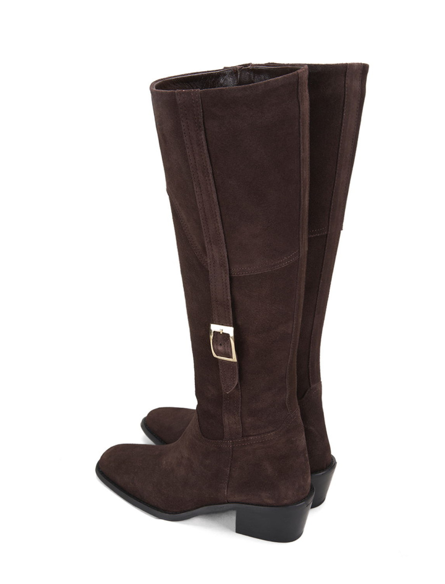 Kadın Kahve Süet Çizme Kadın Kahve Süet Çizme