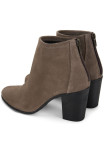 Kadın Vizon Fermuarlı Topuklu Süet Bot Kadın Vizon Fermuarlı Topuklu Süet Bot