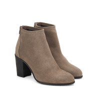 Kadın Vizon Fermuarlı Topuklu Süet Bot Kadın Vizon Fermuarlı Topuklu Süet Bot