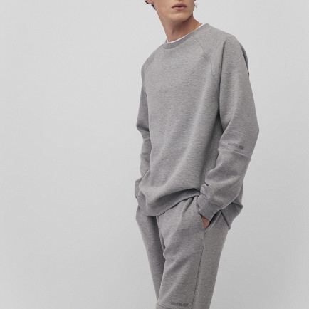 Mavi Bisiklet Yaka Gri Basic Sweatshirt 0S10295-80018