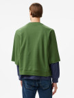 The Hundreds Layer Crewneck Erkek Yeşil Sweatshirt The Hundreds Layer Crewneck Erkek Yeşil Sweatshirt