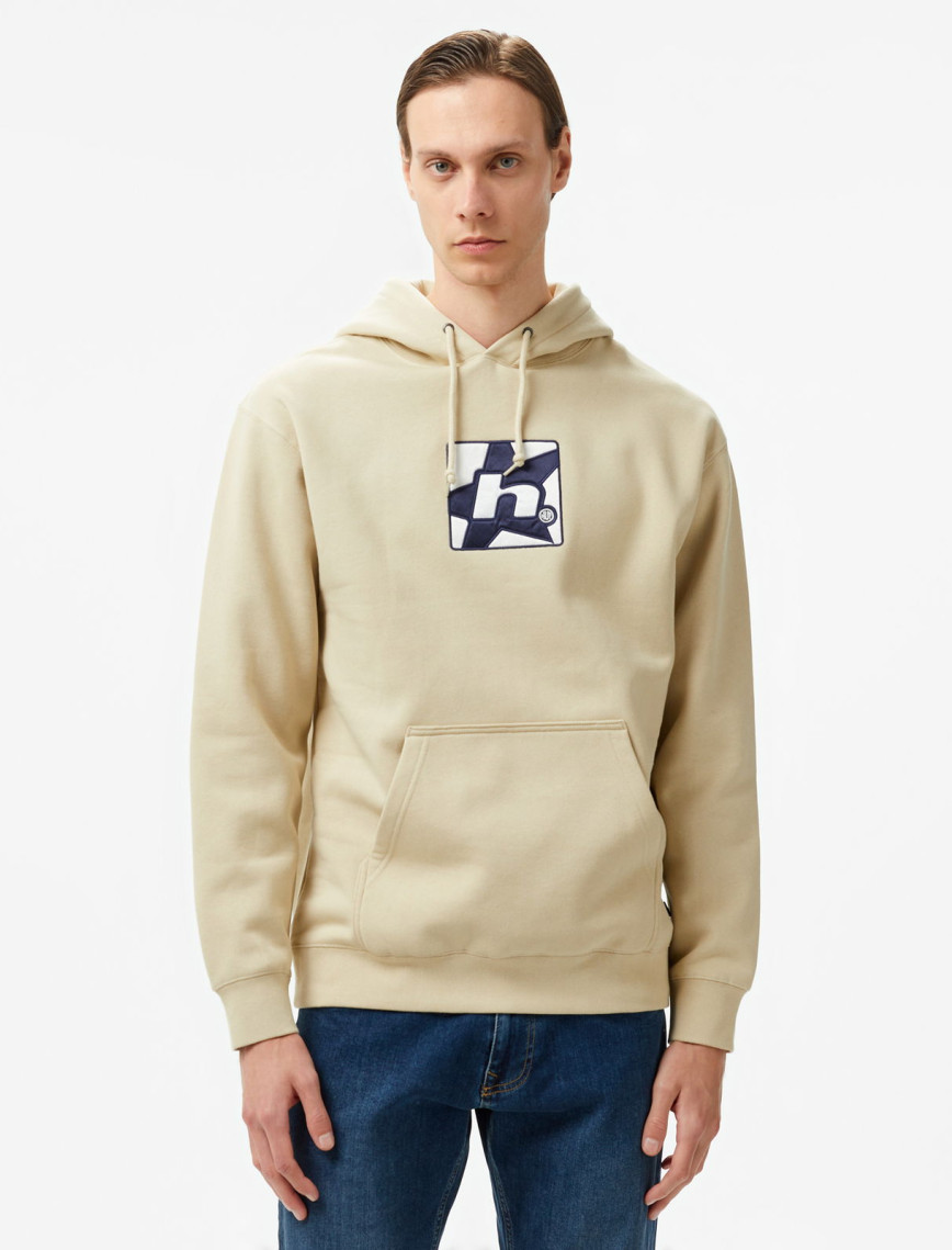 Huf Star P/O Erkek Gri Hoodie Huf Star P/O Erkek Gri Hoodie