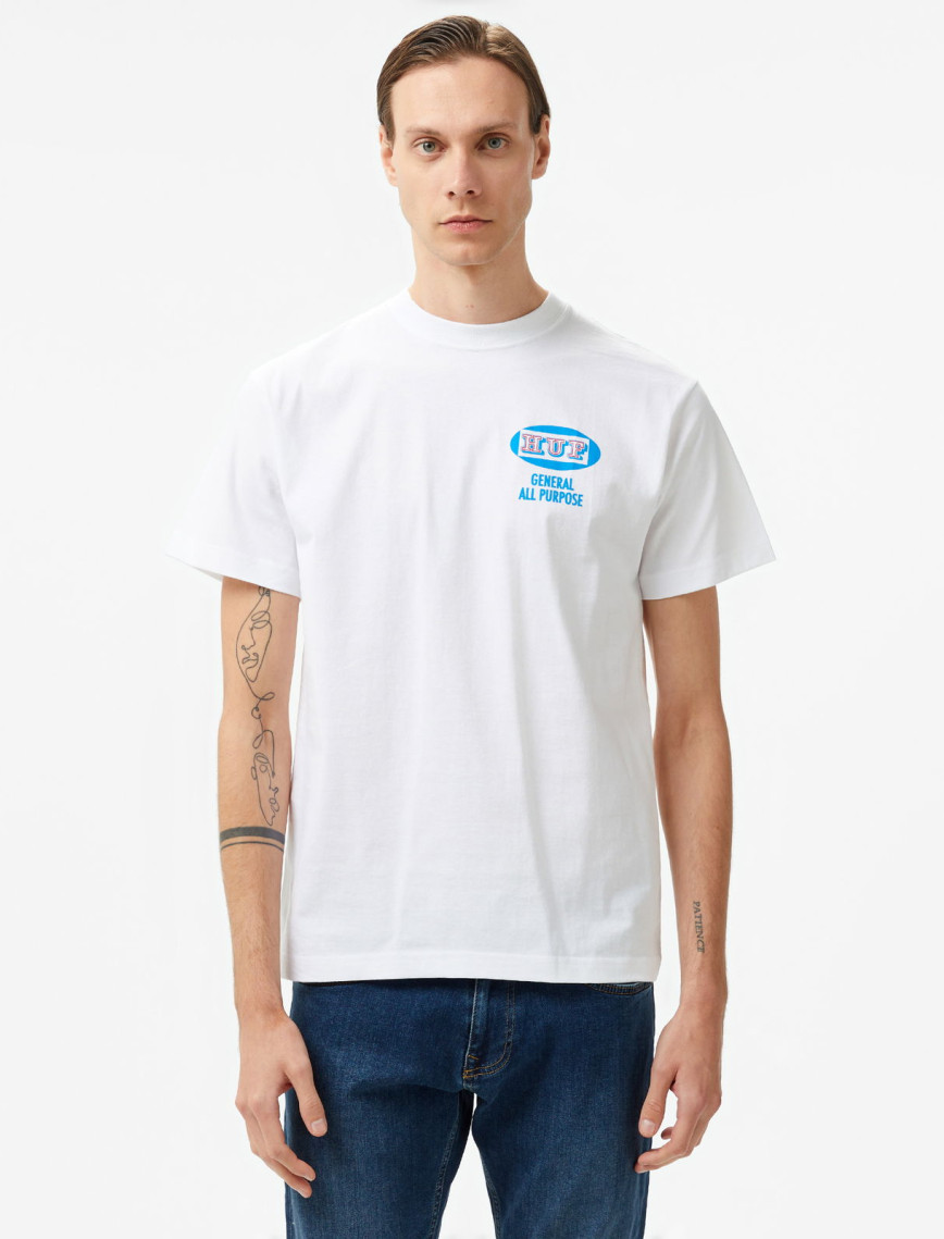 HUF All Purpose Erkek Siyah Tişört