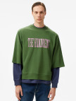 The Hundreds Layer Crewneck Erkek Yeşil Sweatshirt The Hundreds Layer Crewneck Erkek Yeşil Sweatshirt