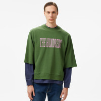 The Hundreds Layer Crewneck Erkek Yeşil Sweatshirt The Hundreds Layer Crewneck Erkek Yeşil Sweatshirt
