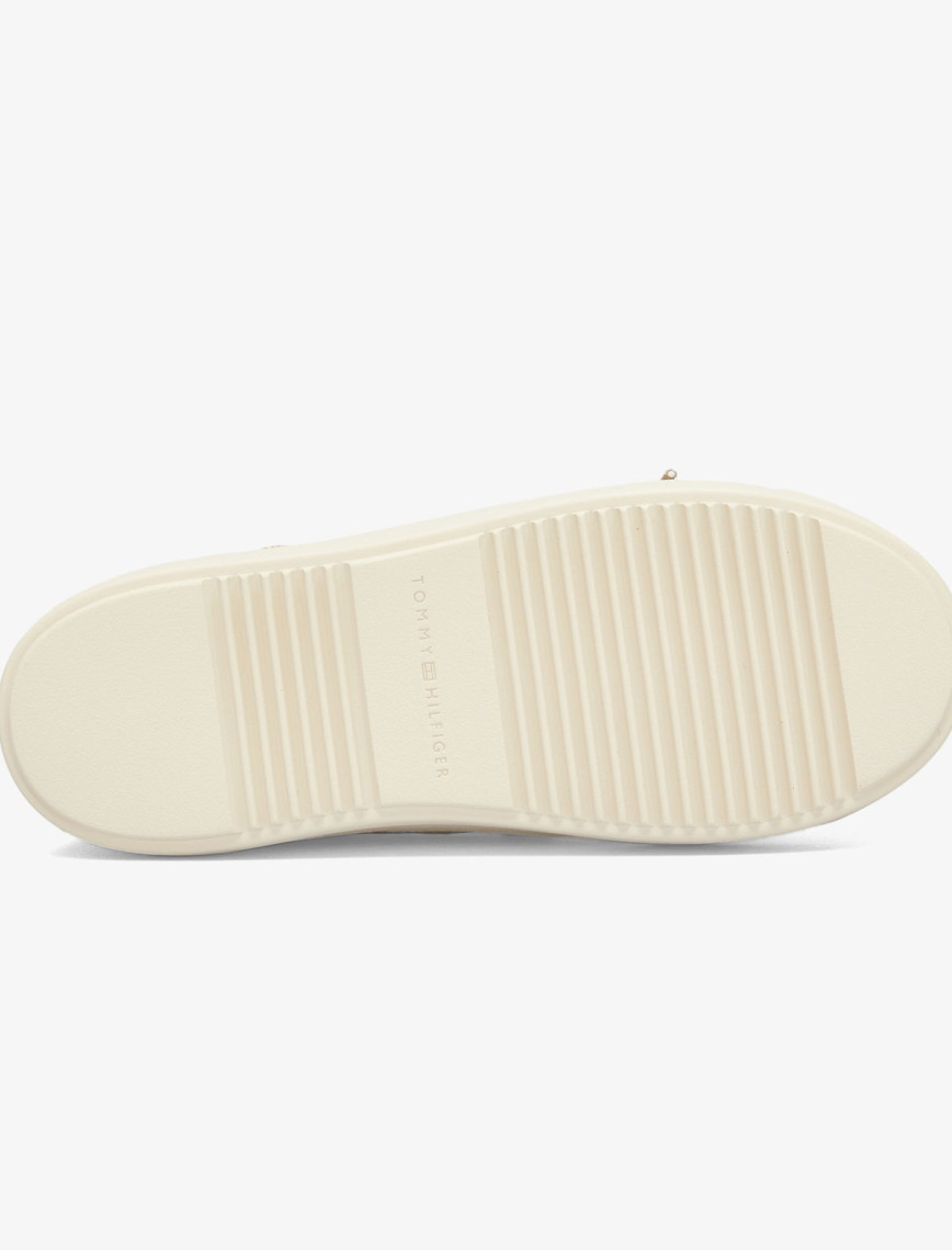 Tommy Hilfiger Lace-Up Monogram Kadın Bej Bot Tommy Hilfiger Lace-Up Monogram Kadın Bej Bot