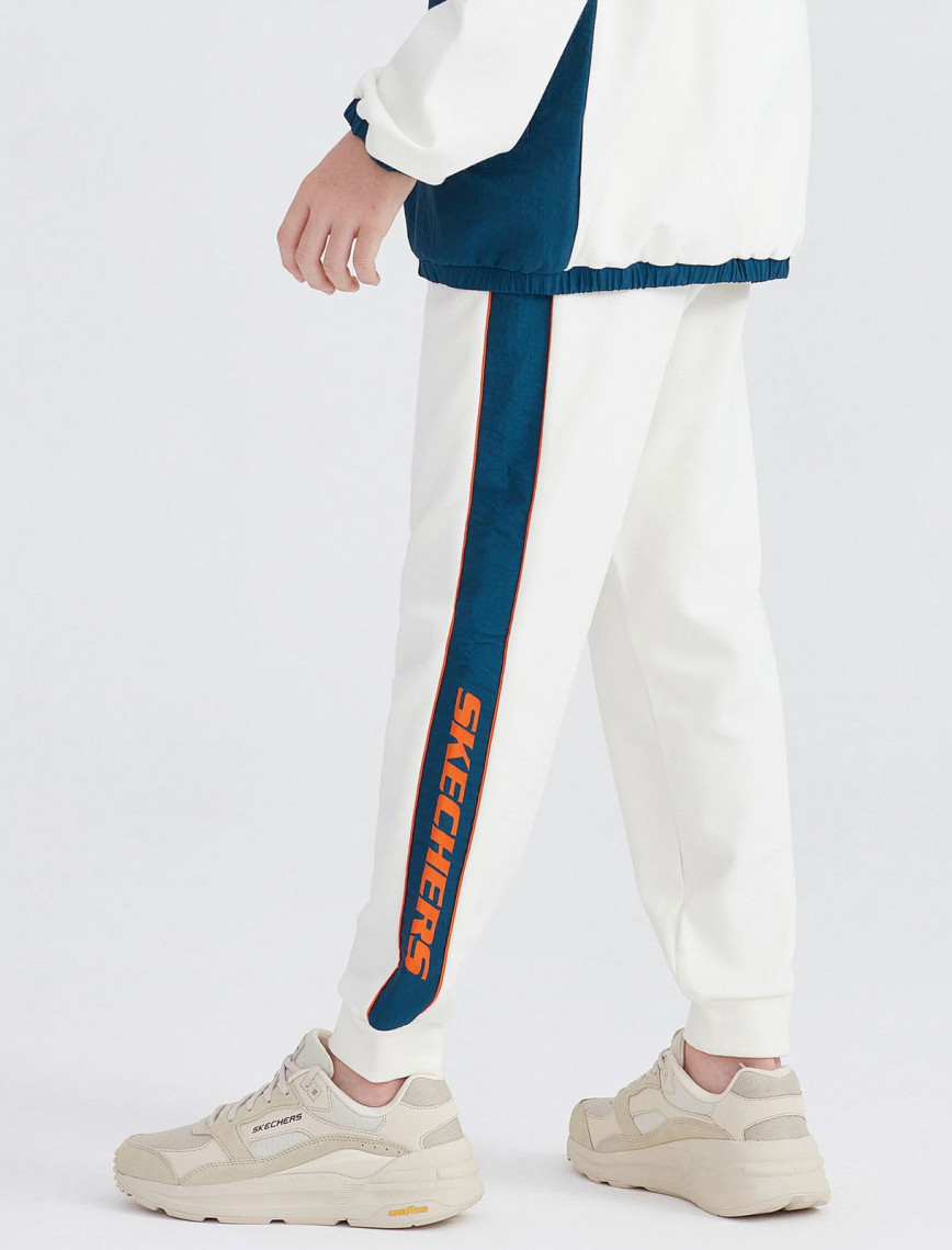 Skechers B Heavy Weight Fleece Jogger Çocuk Beyaz Eşofman Altı Skechers B Heavy Weight Fleece Jogger Çocuk Beyaz Eşofman Altı