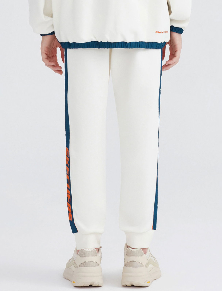 Skechers B Heavy Weight Fleece Jogger Çocuk Beyaz Eşofman Altı Skechers B Heavy Weight Fleece Jogger Çocuk Beyaz Eşofman Altı