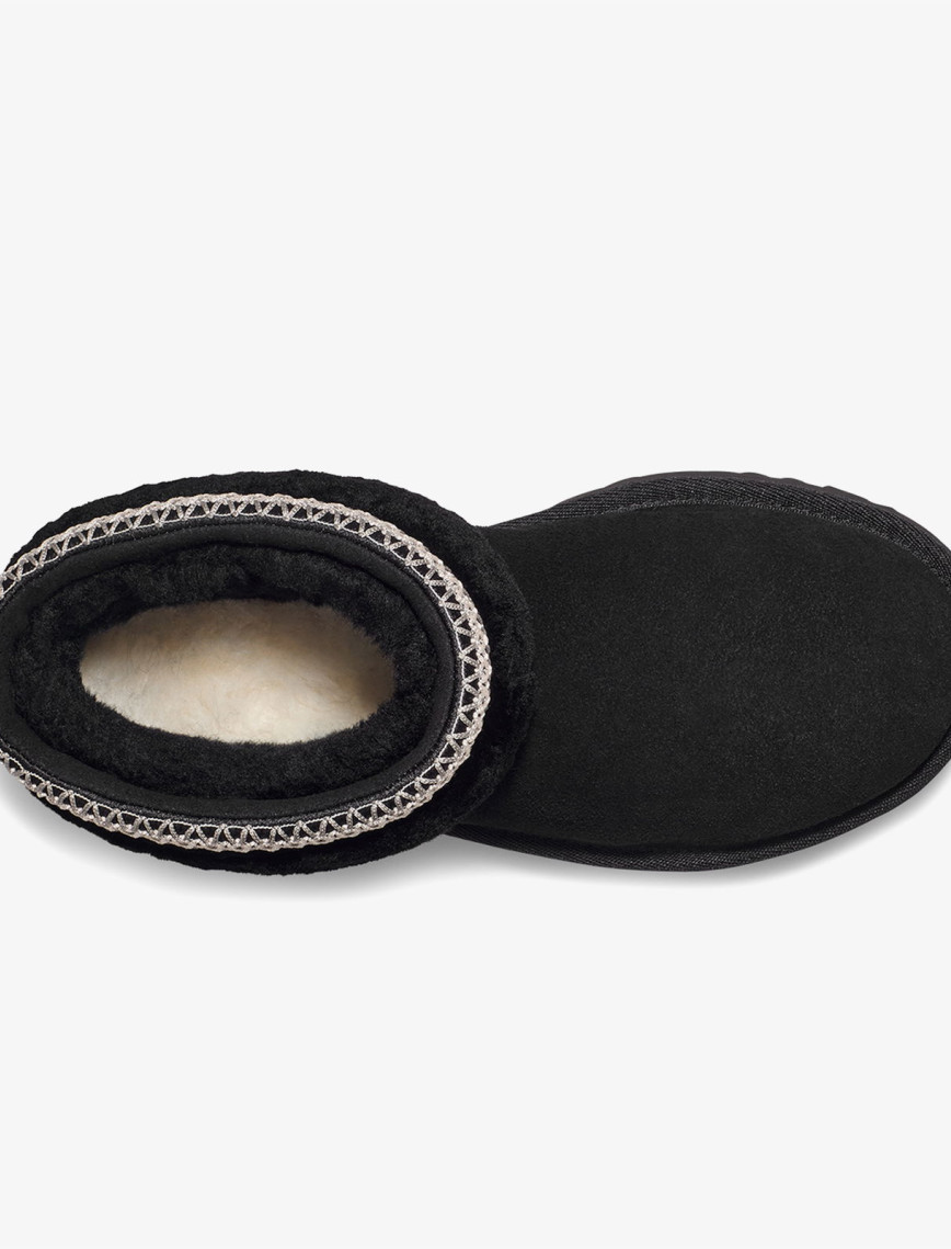 UGG Classic Ultra Mini Maxi Curly Kadın Siyah Bot UGG Classic Ultra Mini Maxi Curly Kadın Siyah Bot