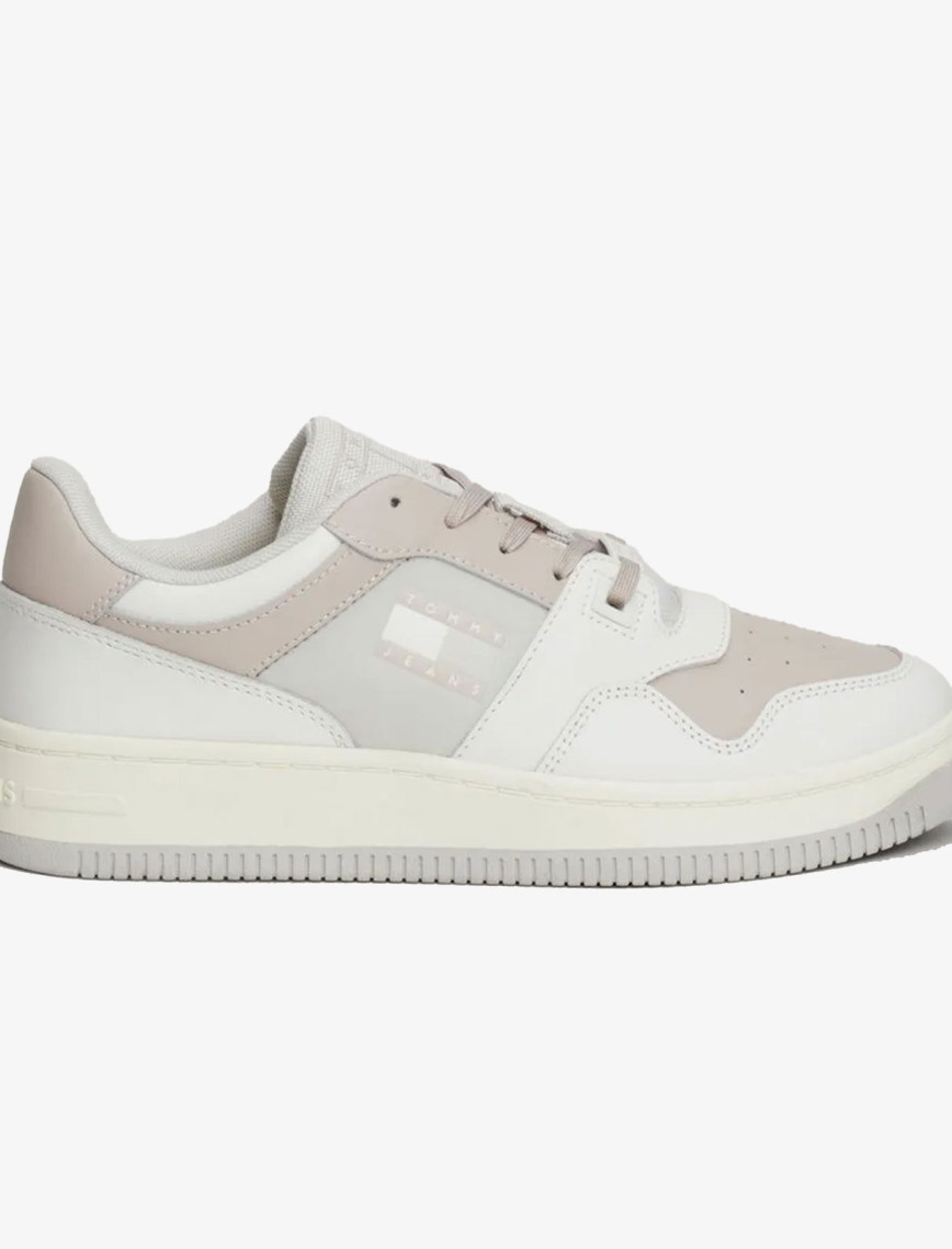 Tommy Jeans Retro Basket Tonal Kadın Gri Spor Ayakkabı Tommy Jeans Retro Basket Tonal Kadın Gri Spor Ayakkabı