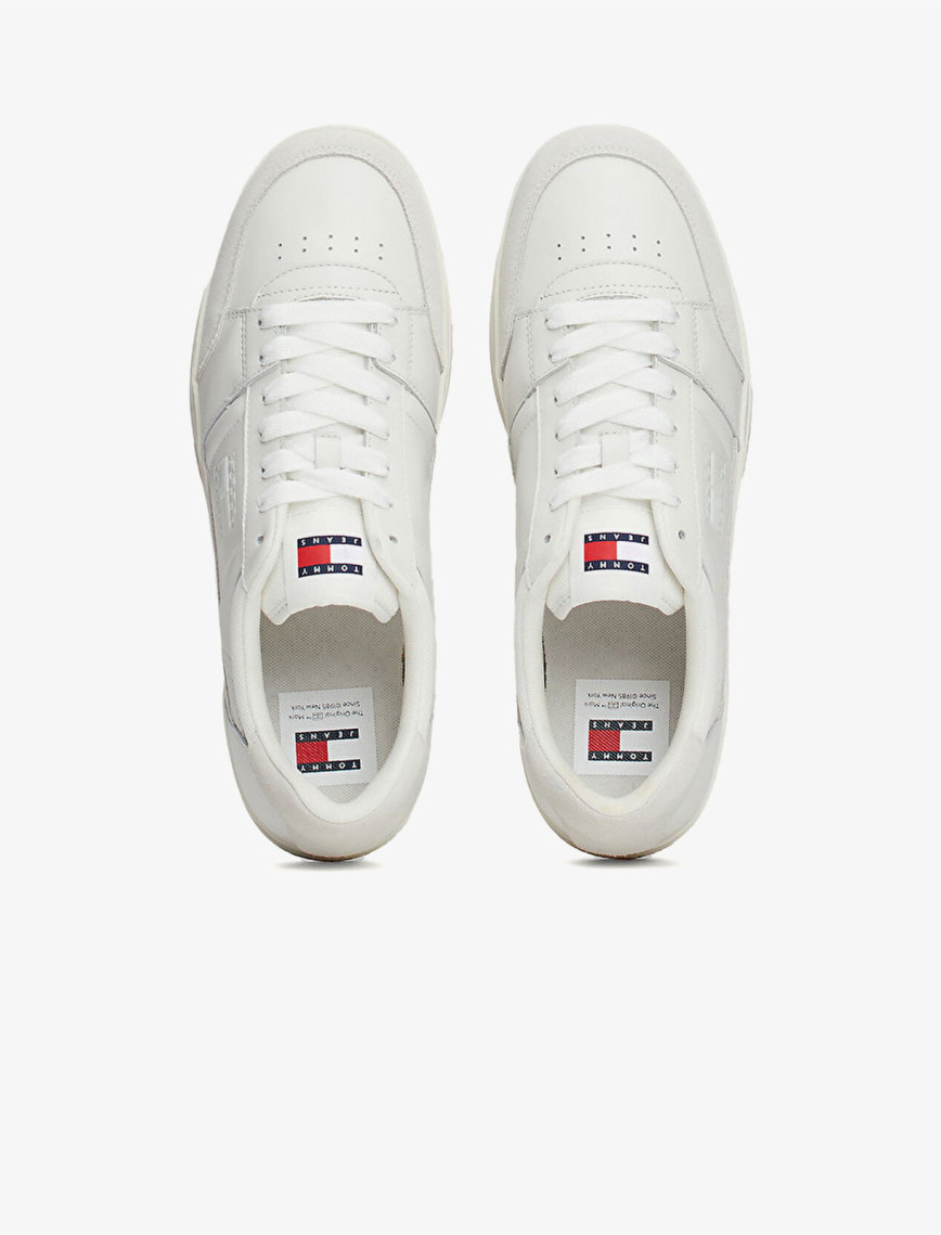 Tommy Jeans The Greenwich Mix Media Erkek Beyaz Spor Ayakkabı Tommy Jeans The Greenwich Mix Media Erkek Beyaz Spor Ayakkabı