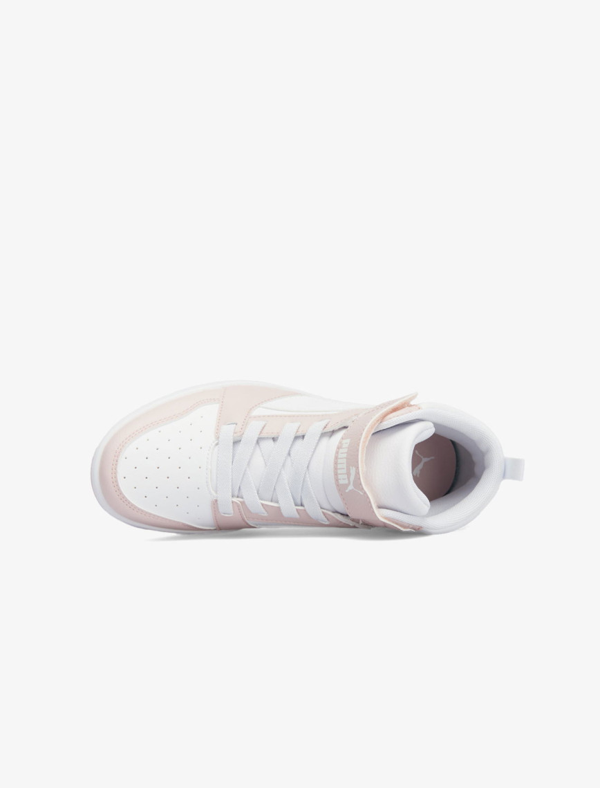 Puma Rebound V6 Mid Ac+ Ps Çocuk Beyaz Spor Ayakkabı Puma Rebound V6 Mid Ac+ Ps Çocuk Beyaz Spor Ayakkabı
