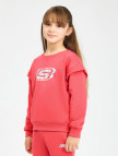 Skechers G Essential Crew Neck Sweatshirt Çocuk Pembe Sweatshirt Skechers G Essential Crew Neck Sweatshirt Çocuk Pembe Sweatshirt
