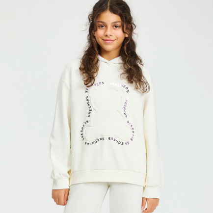 Skechers G 2Xi-Lock Loose Fit Sweatshirt Çocuk Beyaz Sweatshirt Skechers G 2Xi-Lock Loose Fit Sweatshirt Çocuk Beyaz Sweatshirt