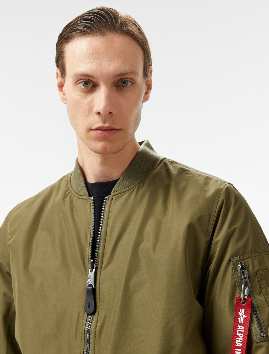 Alpha Industries Reversible Onion Quilted Ma-1 Flight Unisex Yeşil Ceket Alpha Industries Reversible Onion Quilted Ma-1 Flight Unisex Yeşil Ceket