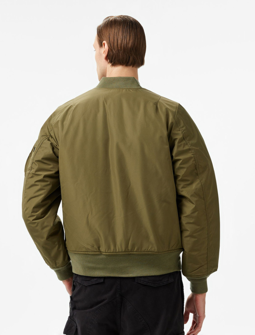 Alpha Industries Reversible Onion Quilted Ma-1 Flight Unisex Yeşil Ceket Alpha Industries Reversible Onion Quilted Ma-1 Flight Unisex Yeşil Ceket