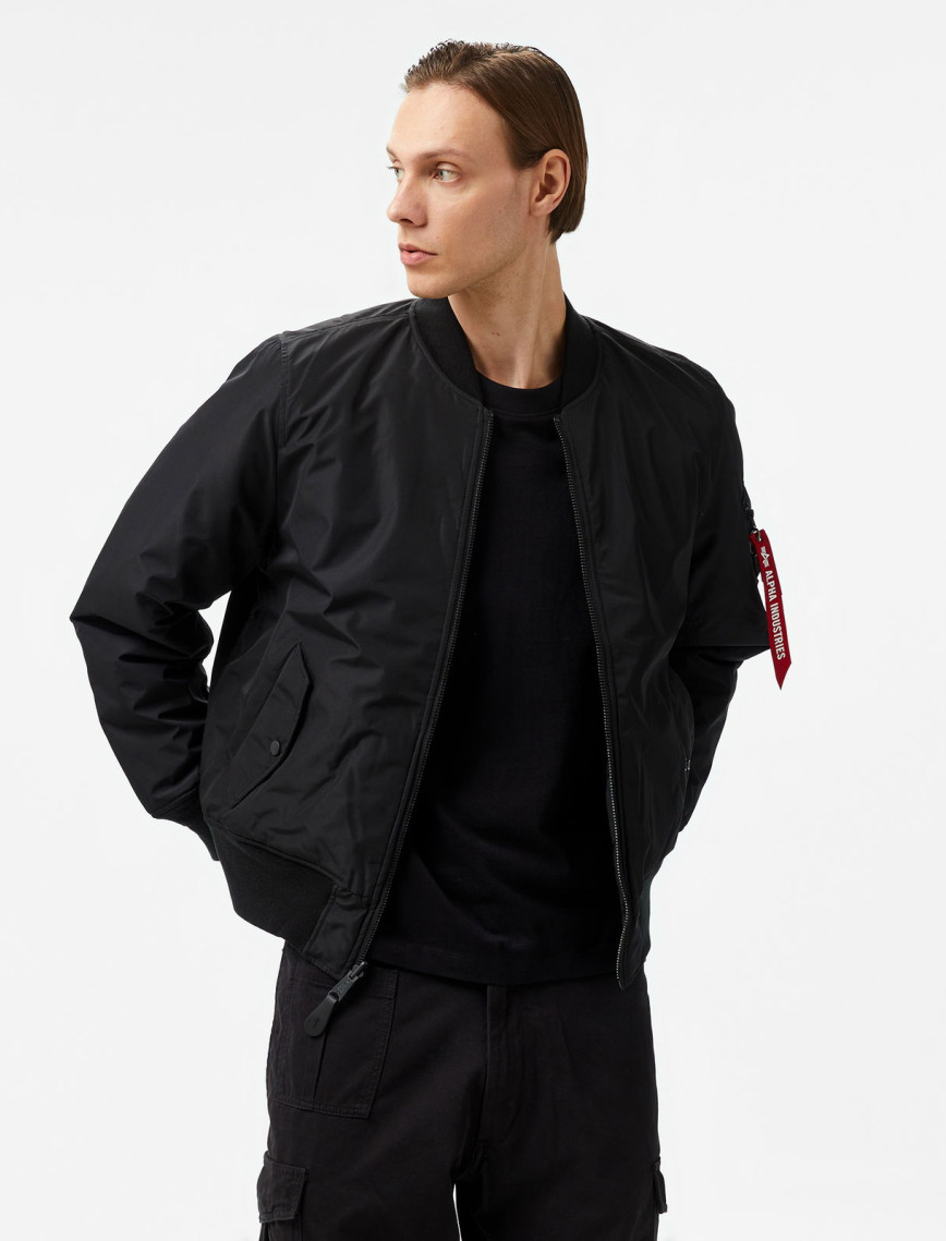 Alpha Industries Reversible Onion Quilted Ma-1 Flight Unisex Siyah Ceket Alpha Industries Reversible Onion Quilted Ma-1 Flight Unisex Siyah Ceket