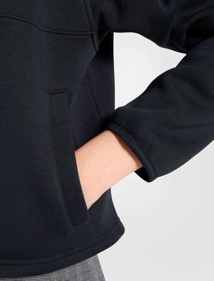 Converse Kadın Yarım Fermuarlı Siyah Sweatshirt Converse Kadın Yarım Fermuarlı Siyah Sweatshirt