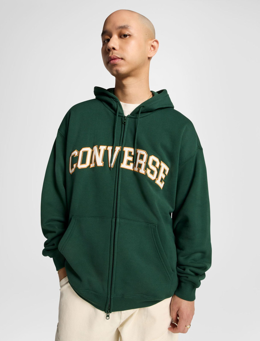 Converse Erkek Fermuarlı Siyah Hoodie Converse Erkek Fermuarlı Siyah Hoodie