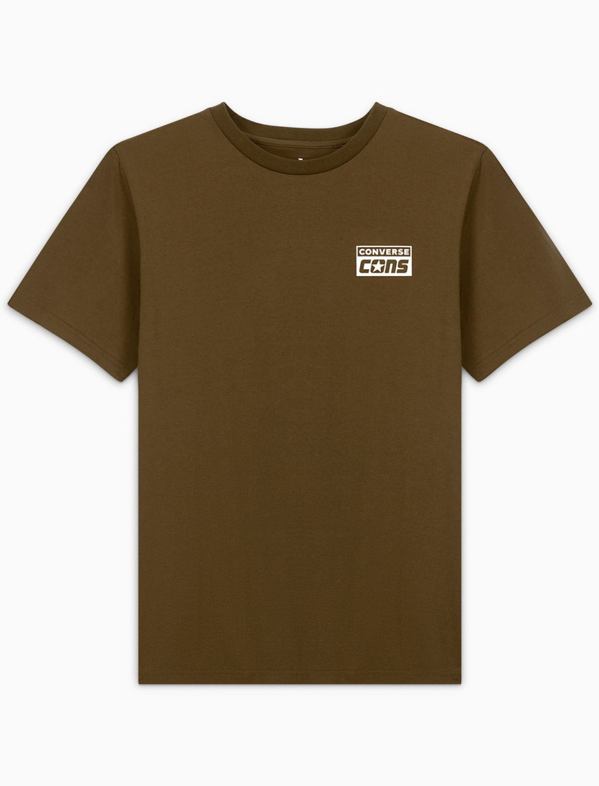 Converse Erkek Grafik Baskılı Yeşil T-Shirt Converse Erkek Grafik Baskılı Yeşil T-Shirt