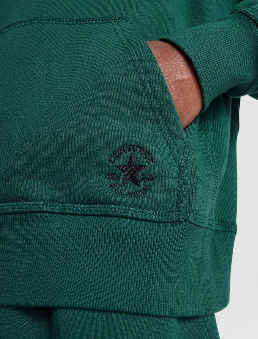 Converse Unisex Loose Fit Yeşil Hoodie Converse Unisex Loose Fit Yeşil Hoodie