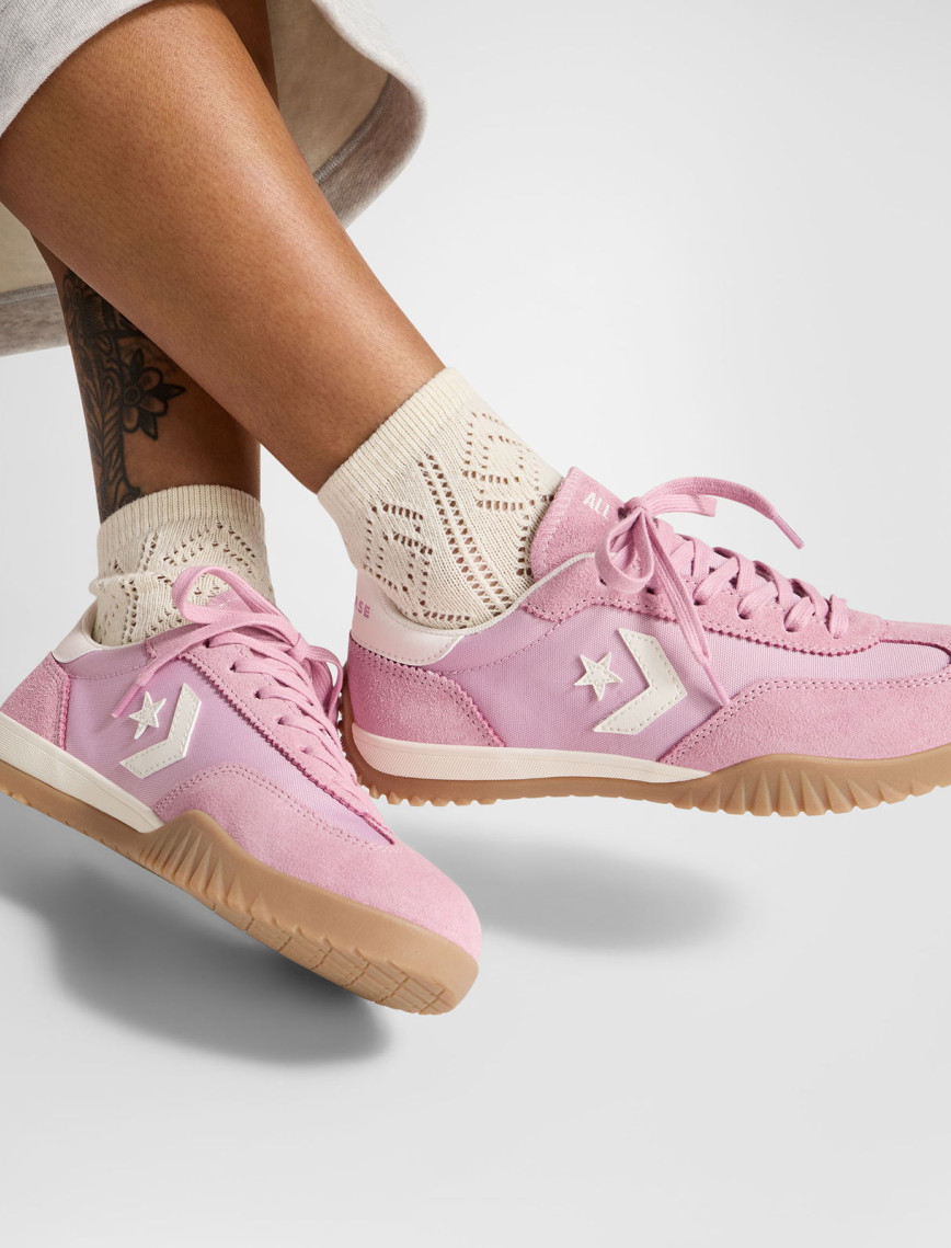 Converse Run Star Trainer Unisex Pembe Süet Sneaker Converse Run Star Trainer Unisex Pembe Süet Sneaker