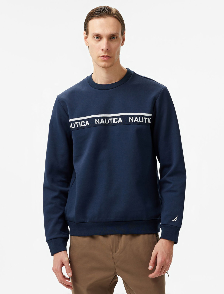 Nautica Erkek Lacivert Regular Fit Sweatshirt Nautica Erkek Lacivert Regular Fit Sweatshirt