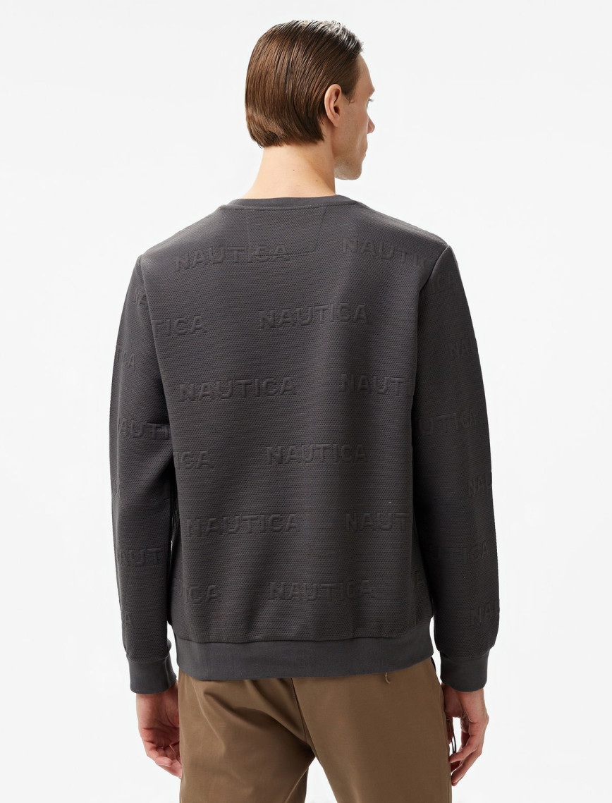 Nautica Erkek Gri Regular Fit Sweatshirt Nautica Erkek Gri Regular Fit Sweatshirt