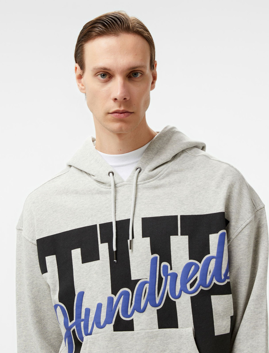 The Hundreds The Pullover Erkek Gri Sweatshirt The Hundreds The Pullover Erkek Gri Sweatshirt