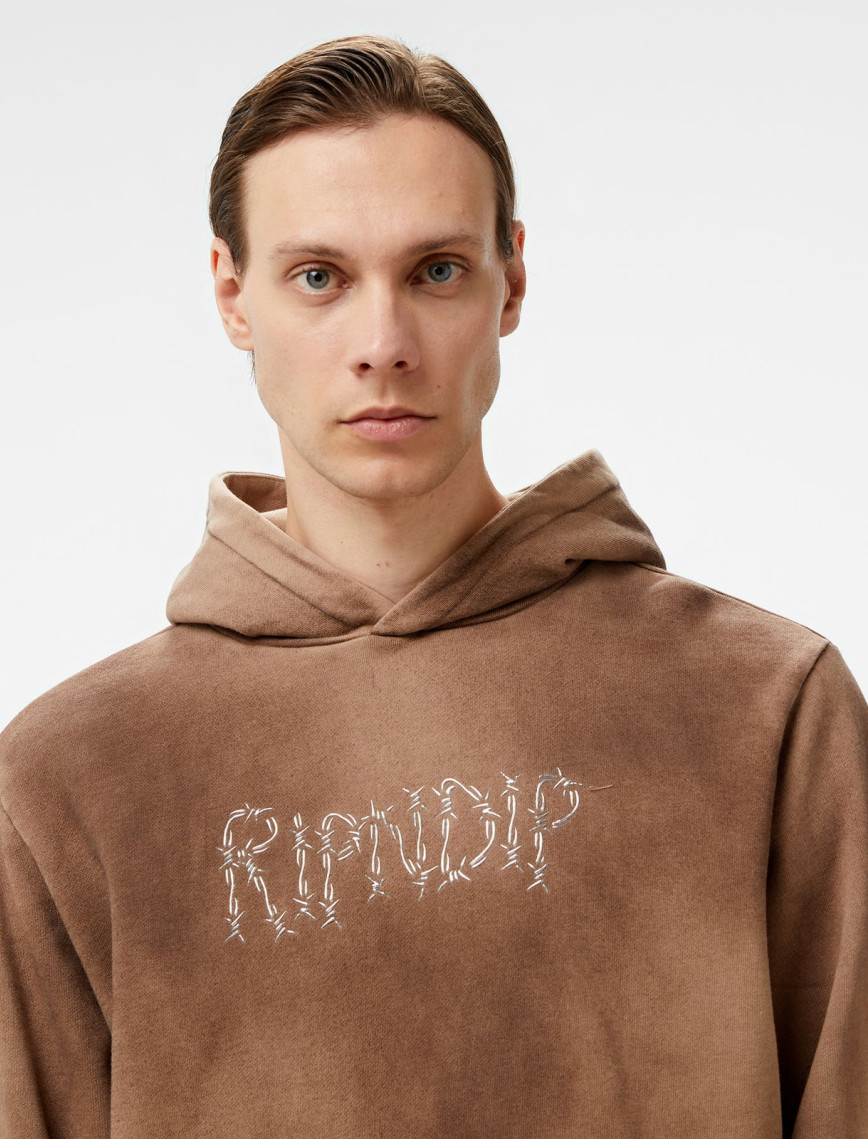 Ripndip Keep Out Erkek Kahverengi Sweatshirt Ripndip Keep Out Erkek Kahverengi Sweatshirt
