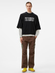 The Hundreds Layer Crewneck Erkek Siyah Sweatshirt The Hundreds Layer Crewneck Erkek Siyah Sweatshirt