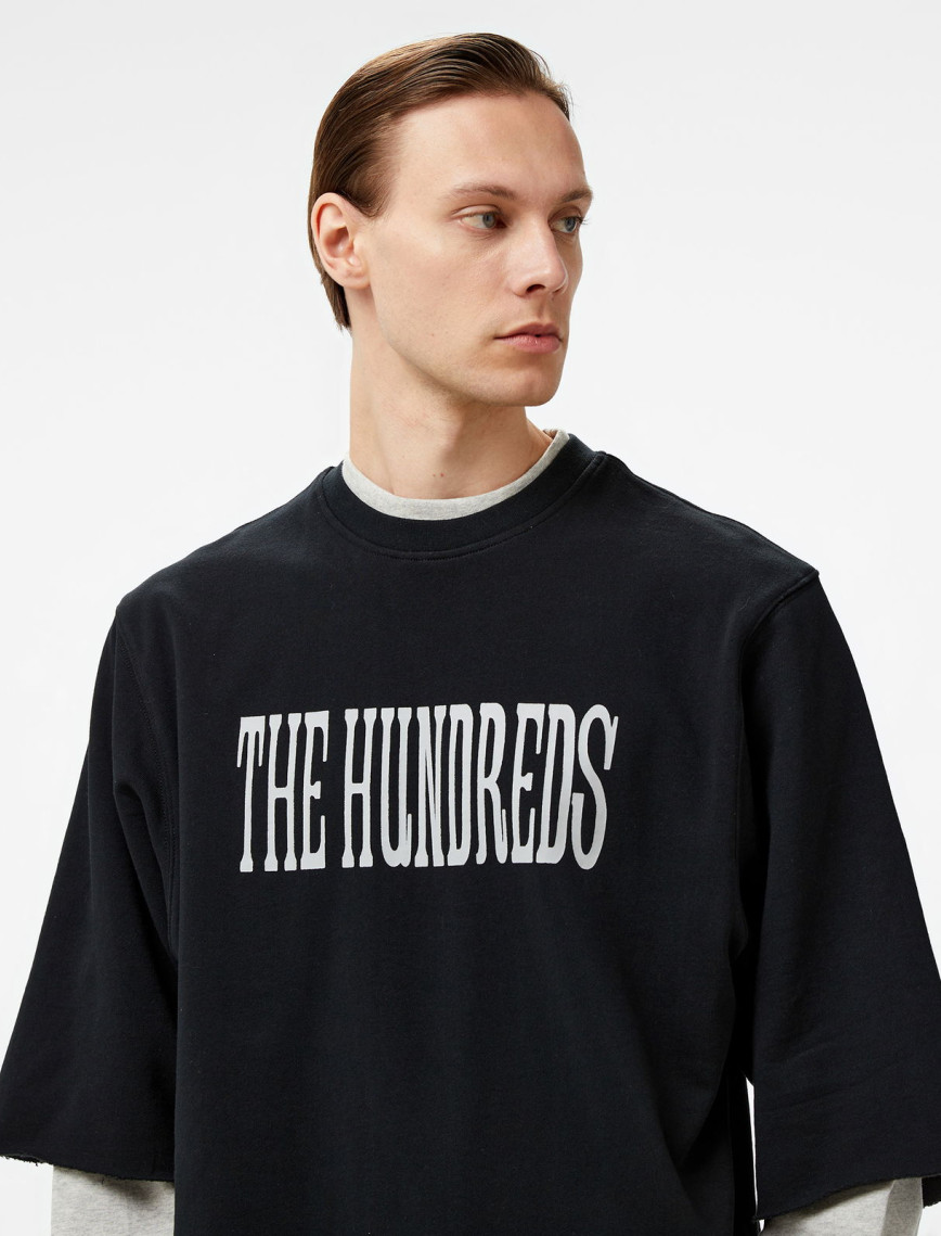 The Hundreds Layer Crewneck Erkek Siyah Sweatshirt The Hundreds Layer Crewneck Erkek Siyah Sweatshirt