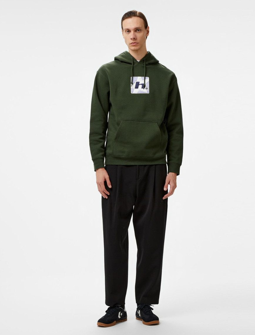 Huf Star P/O Erkek Yeşil Hoodie Huf Star P/O Erkek Yeşil Hoodie