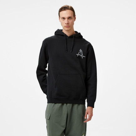 Huf Gleam P/O Erkek Siyah Hoodie Huf Gleam P/O Erkek Siyah Hoodie