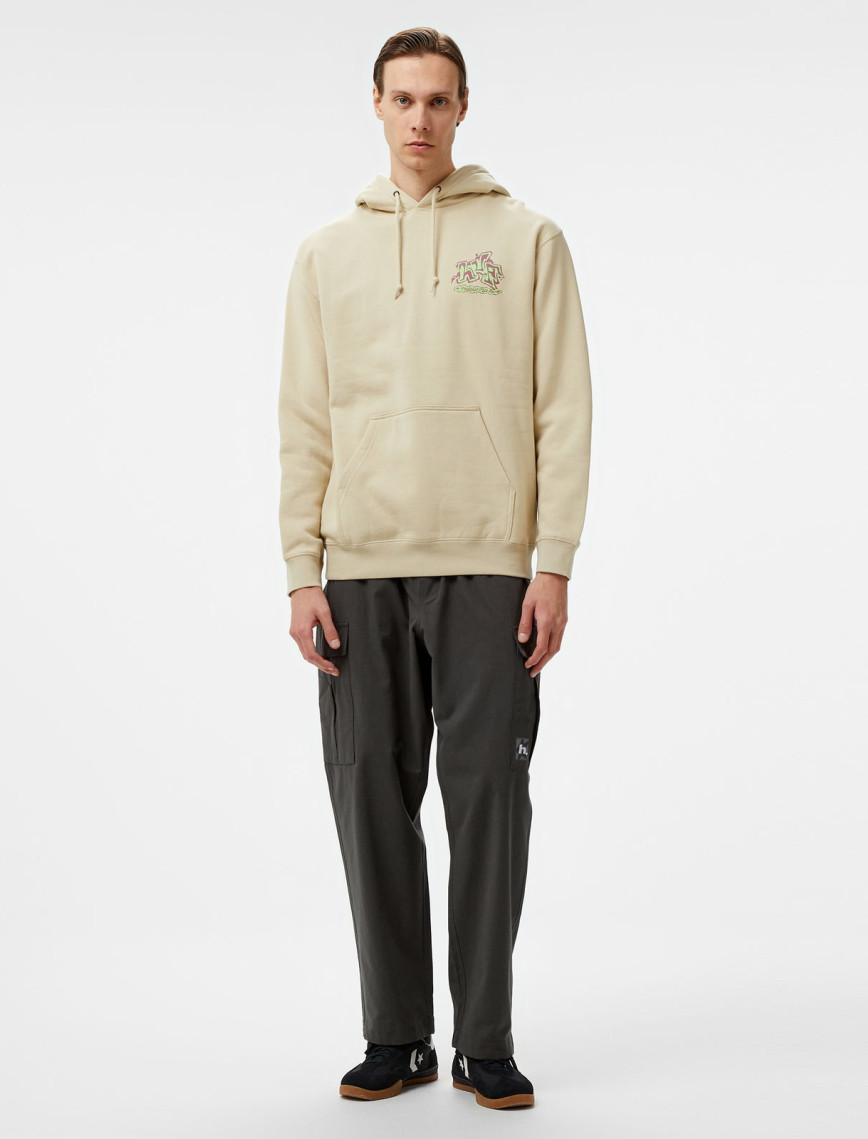 Huf Productions P/O Erkek Bej Hoodie Huf Productions P/O Erkek Bej Hoodie