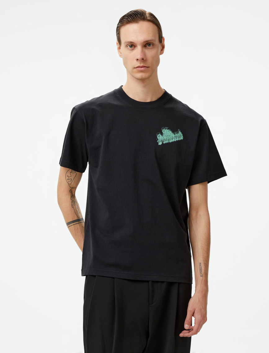 The Hundreds Blurred Slant Erkek Siyah T-Shirt The Hundreds Blurred Slant Erkek Siyah T-Shirt