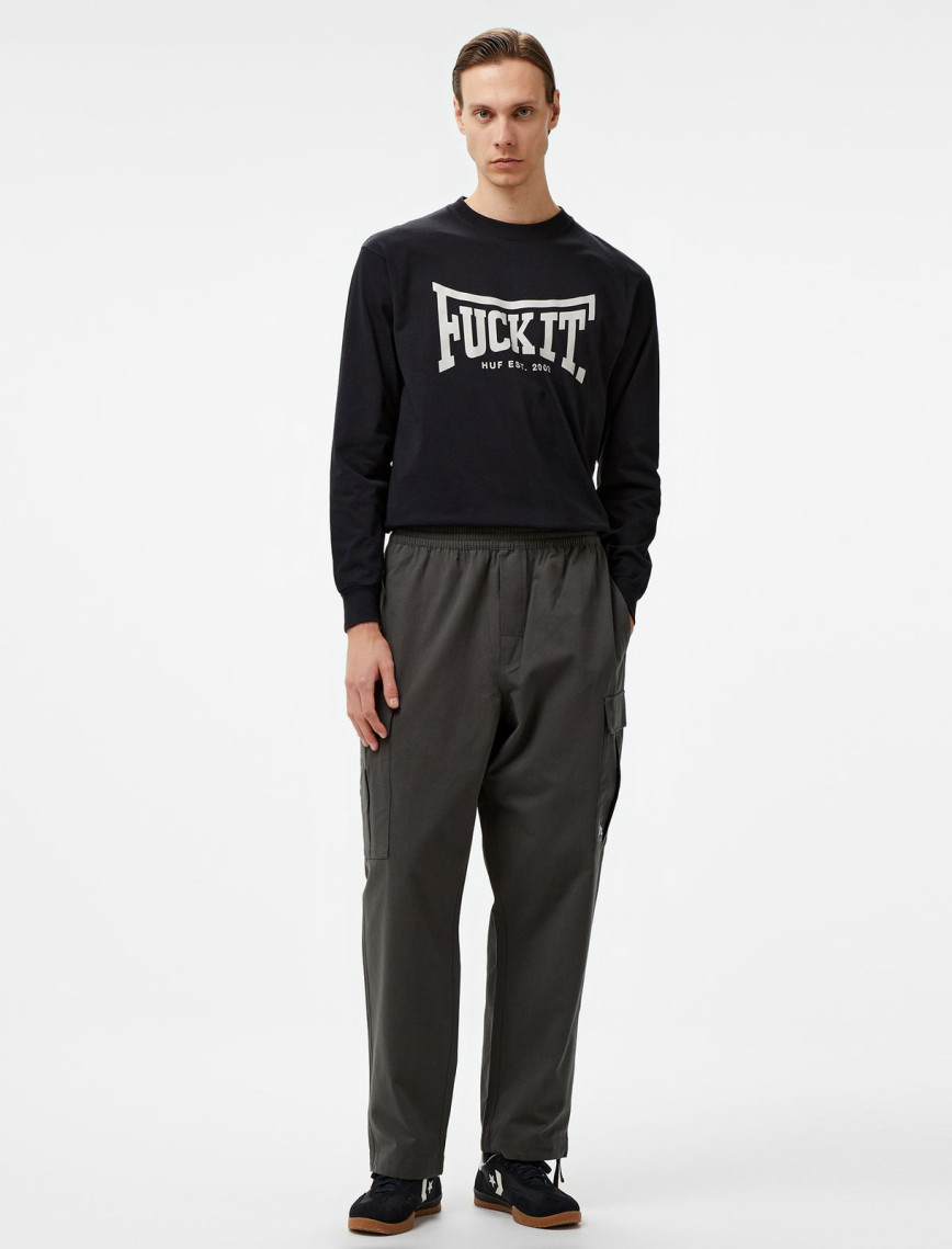 Huf Leisure Cargo Pant Erkek Siyah Pantolon Huf Leisure Cargo Pant Erkek Siyah Pantolon