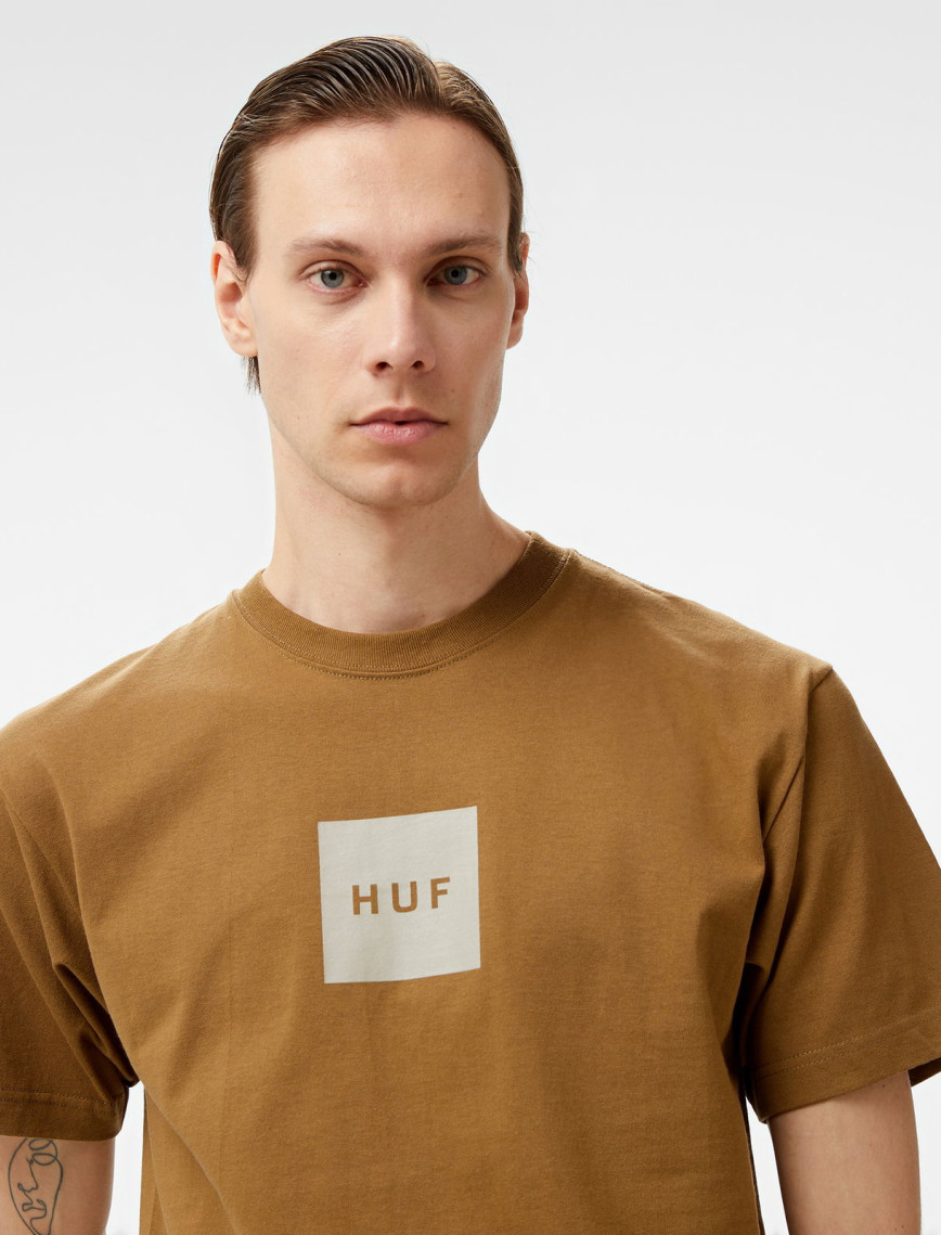 HUF Set Box S/S Erkek Kahverengi T-Shirt HUF Set Box S/S Erkek Kahverengi T-Shirt