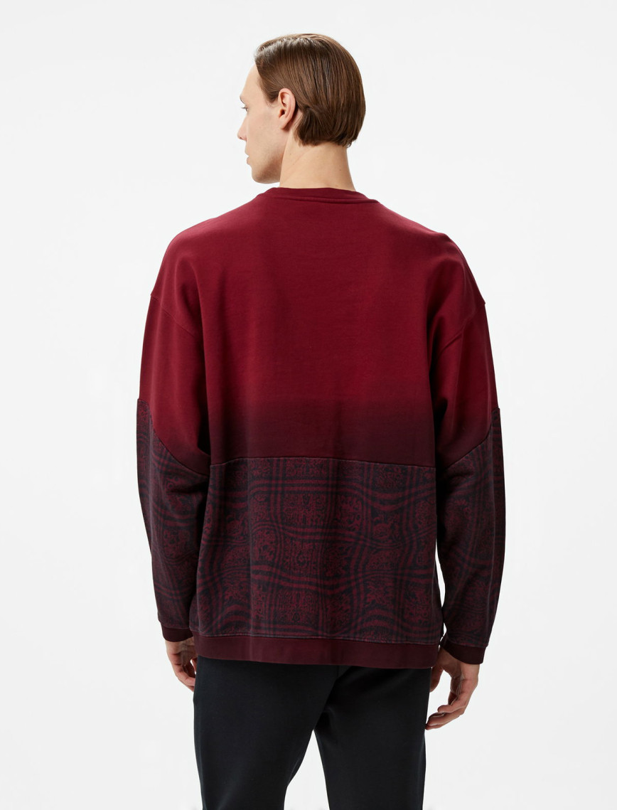 Les Benjamins 006 Erkek Bordo Sweatshirt Les Benjamins 006 Erkek Bordo Sweatshirt