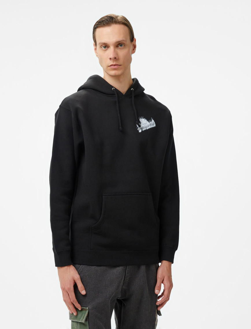 The Hundreds Blurred Slant Pullover Erkek Yeşil Sweatshirt