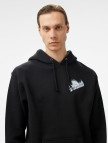 The Hundreds Blurred Slant Pullover Erkek Siyah Sweatshirt The Hundreds Blurred Slant Pullover Erkek Siyah Sweatshirt