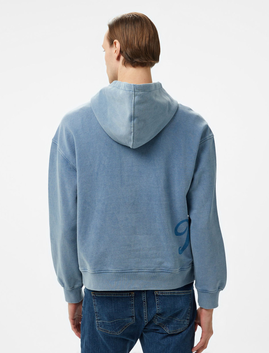 The Hundreds Washed Slant Pullover Erkek Lacivert Sweatshirt The Hundreds Washed Slant Pullover Erkek Lacivert Sweatshirt