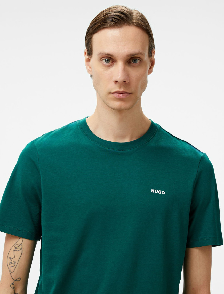 Hugo Dero 222 Erkek Yeşil T-Shirt Hugo Dero 222 Erkek Yeşil T-Shirt