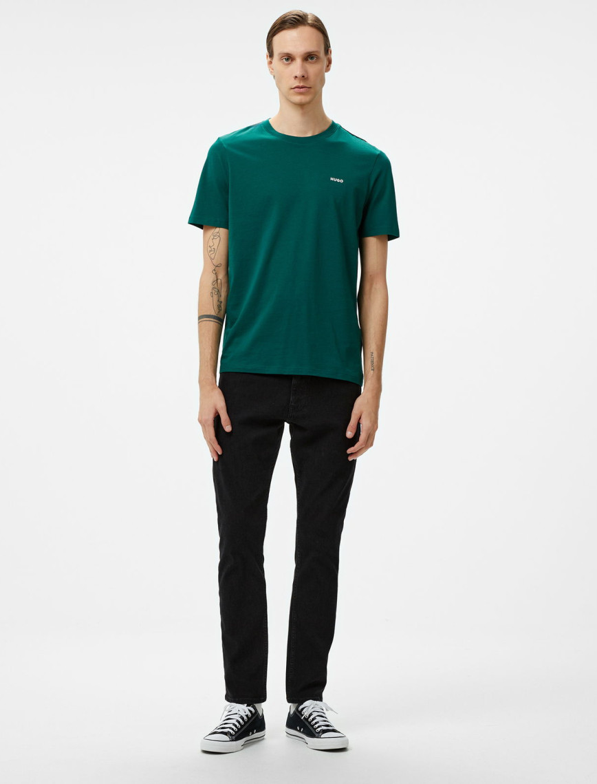 Hugo Dero 222 Erkek Yeşil T-Shirt Hugo Dero 222 Erkek Yeşil T-Shirt