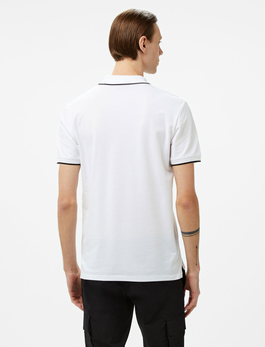 Hugo Dinoso 222 Erkek Beyaz Polo Hugo Dinoso 222 Erkek Beyaz Polo