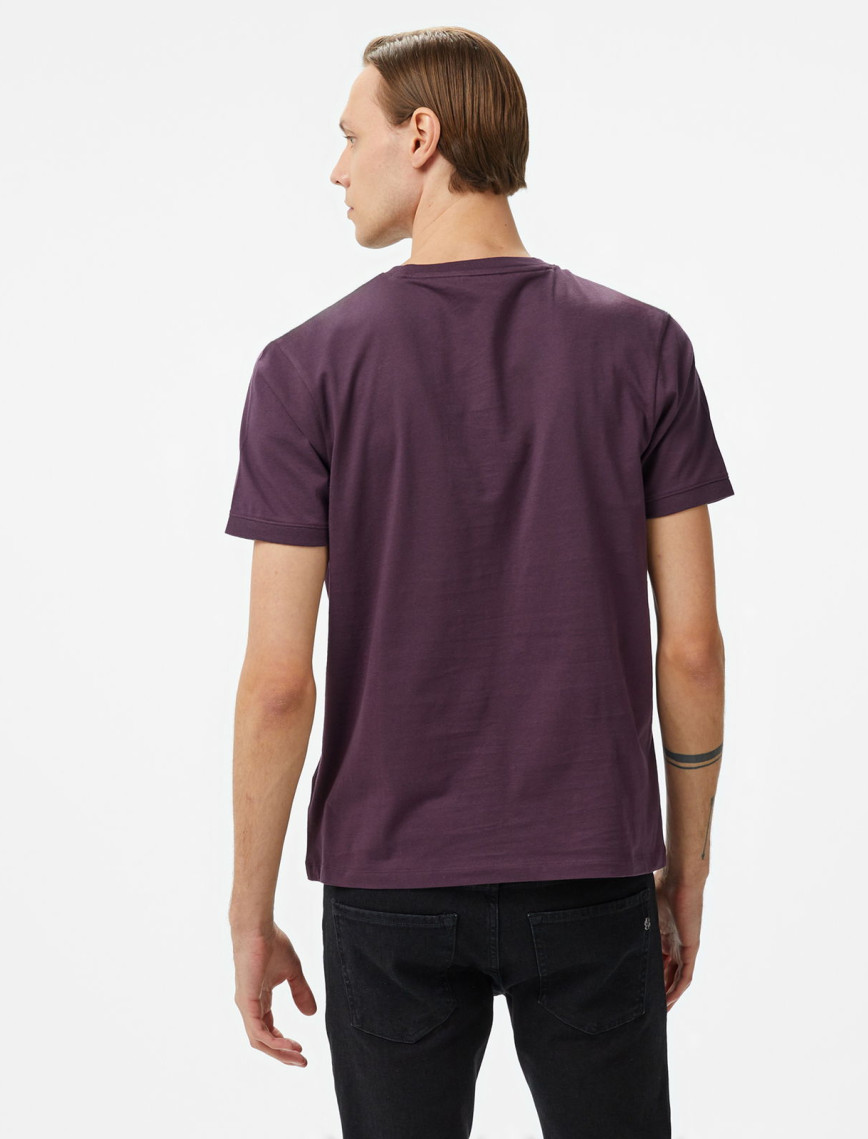 Hugo Diragolino 212 Erkek Mor T-Shirt Hugo Diragolino 212 Erkek Mor T-Shirt