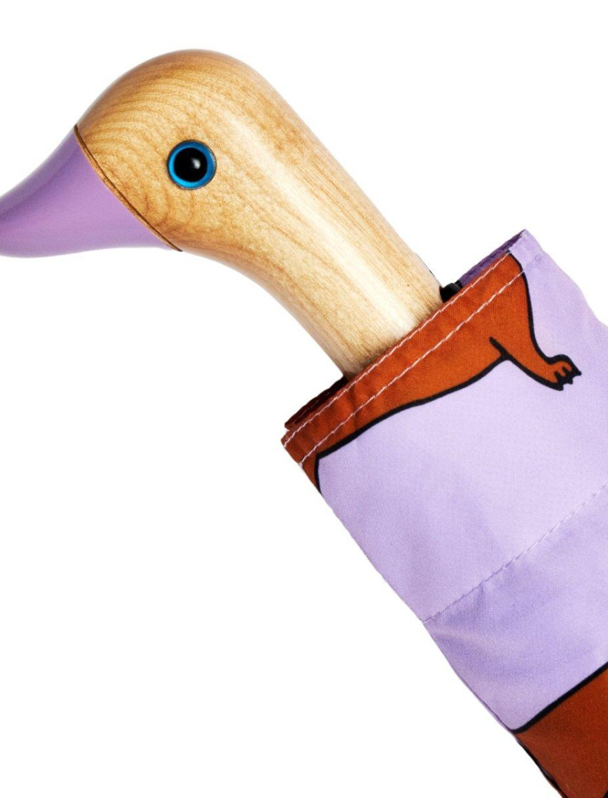 Original Duckhead Duck Kompakt Şemsiye Dachshund Purple Original Duckhead Duck Kompakt Şemsiye Dachshund Purple