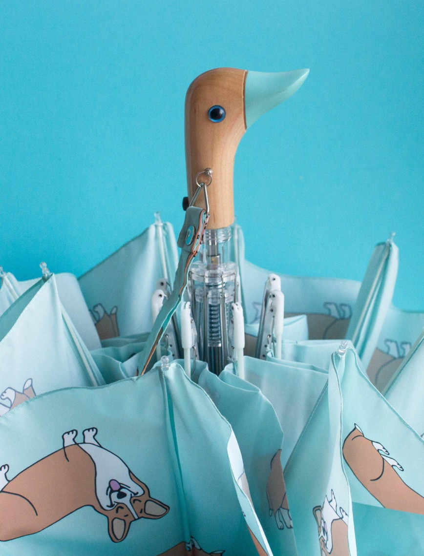 Original Duckhead Duck Kompakt Şemsiye Corgi Mint Compact Original Duckhead Duck Kompakt Şemsiye Corgi Mint Compact