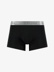 Tommy Hilfiger Trunk 3'lü Erkek Metalik Logo Siyah Boxer