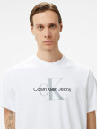 Calvin Klein Jeans Hero Monogram 20s Archıve Erkek Beyaz T-Shirt Calvin Klein Jeans Hero Monogram 20s Archıve Erkek Beyaz T-Shirt